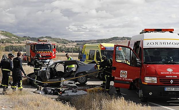 Los bomberos tuvieron que excarcelar a la víctima.