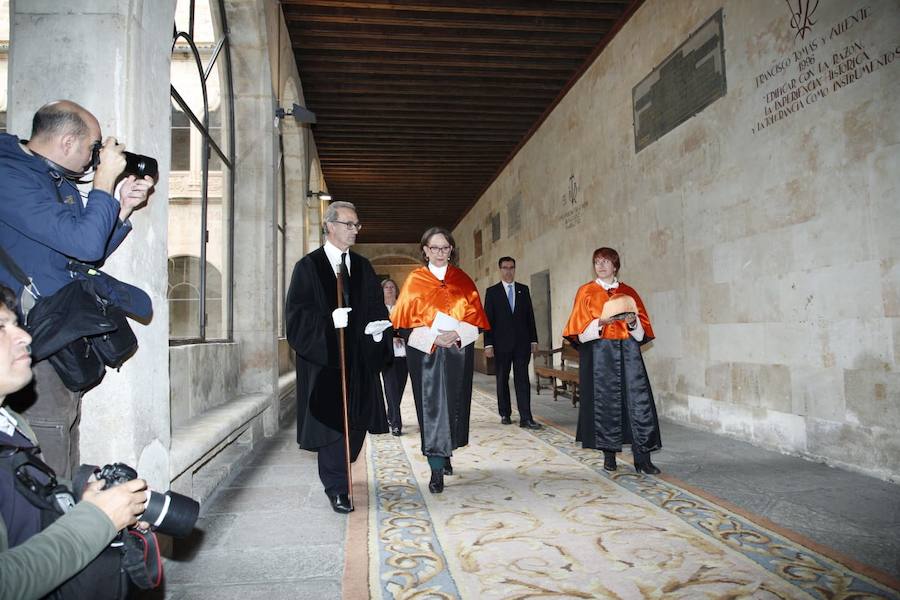 Fotos: La Universidad de Salamanca inviste como doctora honoris causa a Rebeca Grynspan