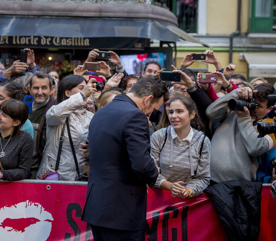 El actor estadounidense recibió la Espiga de Honor en la gala inaugural del festival