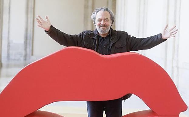 José Coronado, en el claustro del Patio Herreriano.