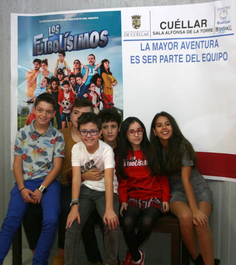 Fotos: Protagonistas de «Los Futbolísimos» visitan Cuéllar