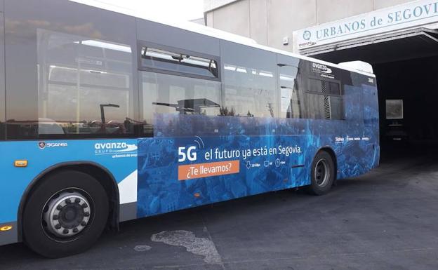 Autobús que ha incorporado la nueva tecnología.