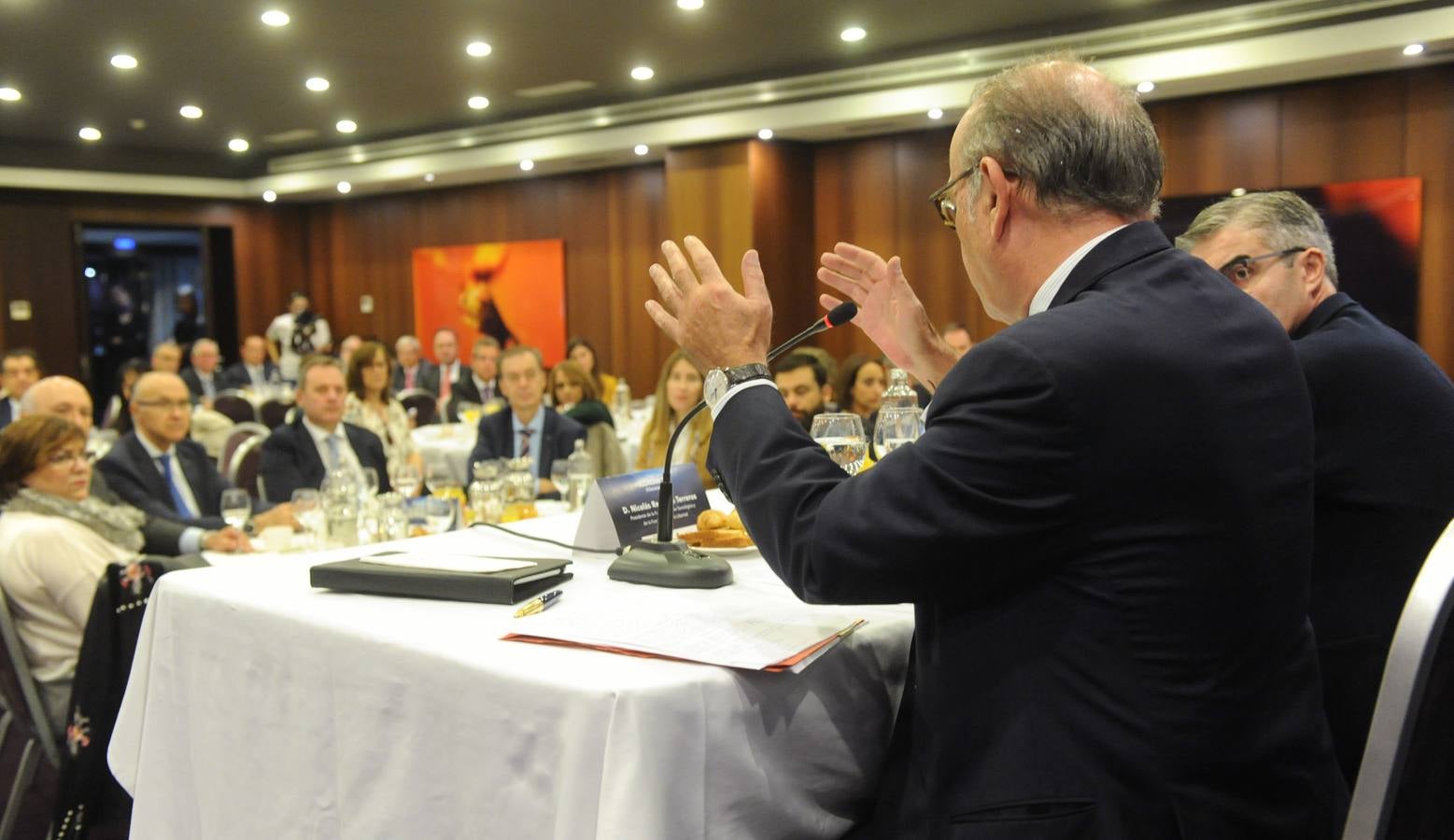 Fotos: Nicolás Redondo Terreros, en el Foro Económico de El Norte de Castilla