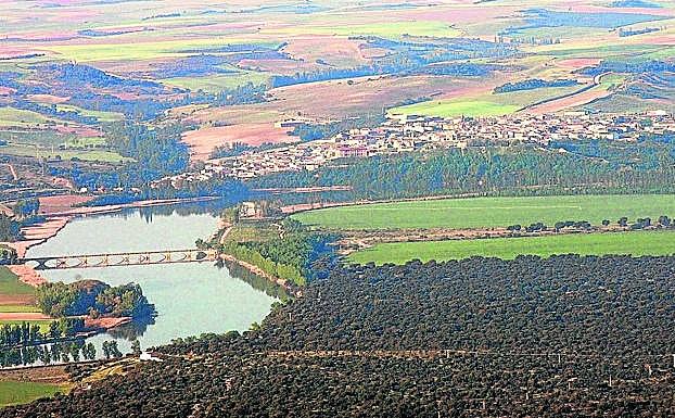 Parque de la reserva natural Riberas de Castronuño-Vega del Duero.