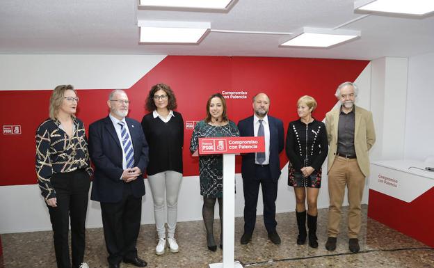 Concejales del PSOE de Palencia.