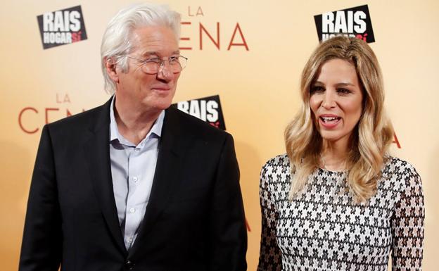 Richard Gere y Alejandra Silva. 