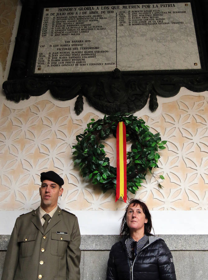 Fotos: Homenaje al brigada segoviano asesinado por ETA