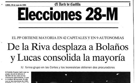 Página del diario el 29 de mayo de 1995. 