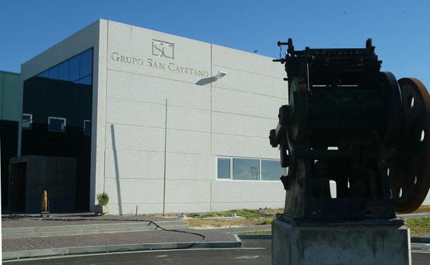 Sede de la fábrica de San Cayetano en Aldeamayor de San Martín. 