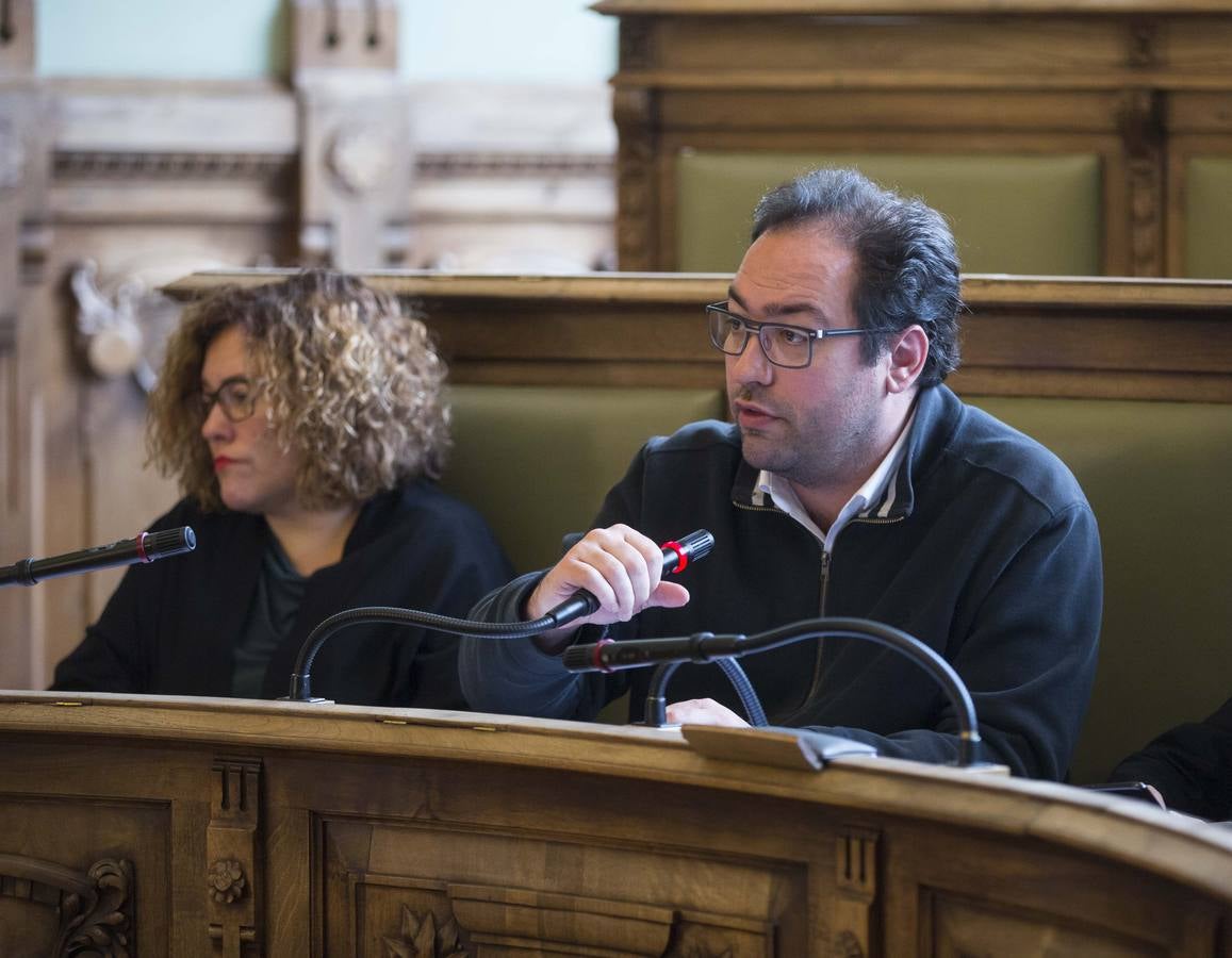 Fotos: Pleno en el Ayuntamiento de Valladolid