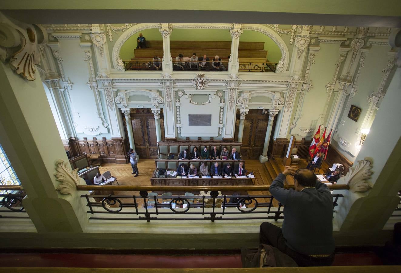 Fotos: Pleno en el Ayuntamiento de Valladolid