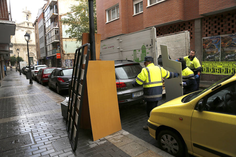 Fotos: Recogida de enseres en Palencia