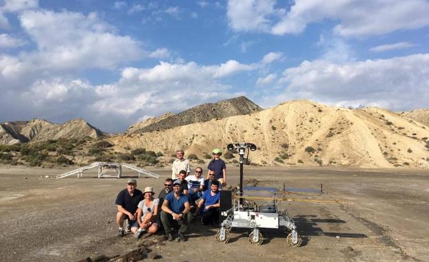 Equipo de investigadores en Almería.