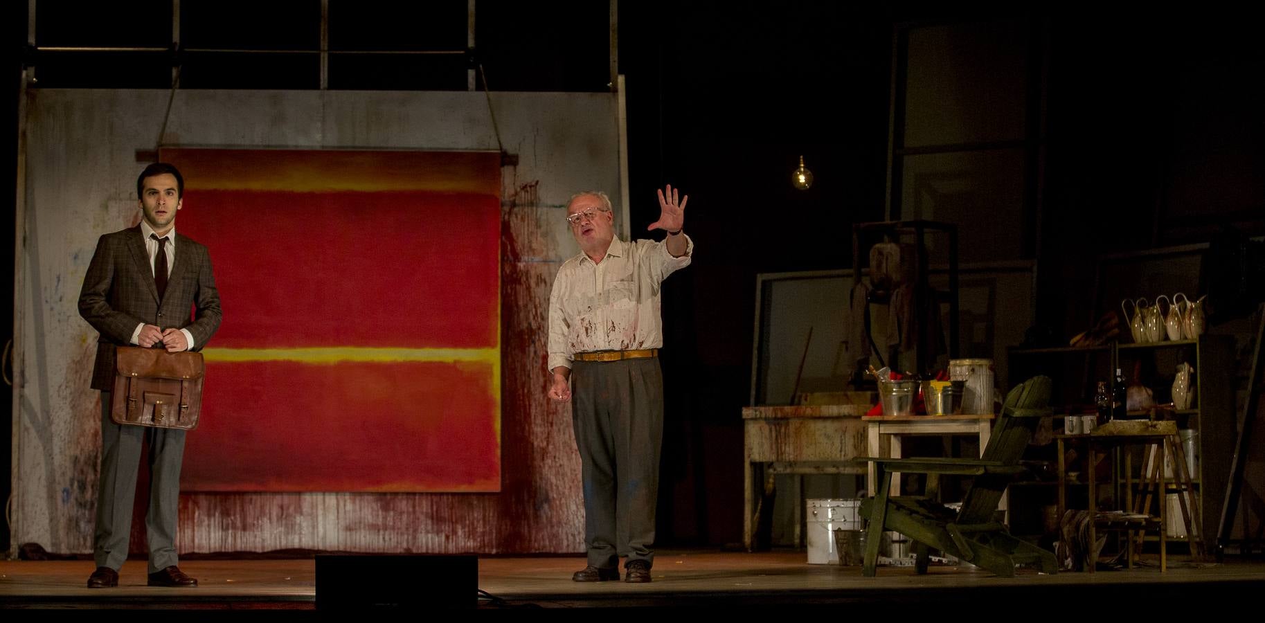 El Teatro Calderón de Valladolid acoge, el viernes y el fin de semana, este montaje que trata sobre la vida de Mark Rothko