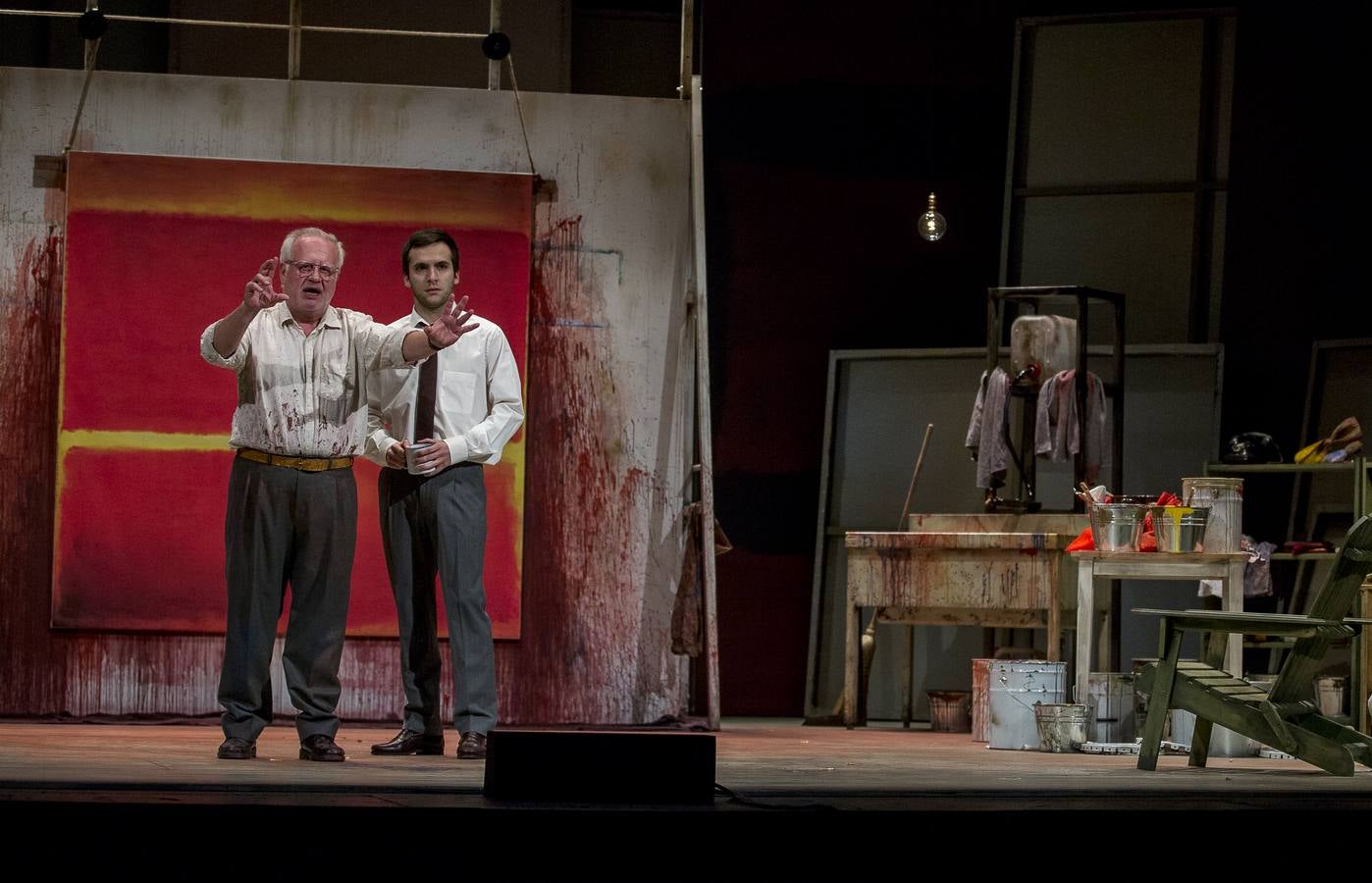 El Teatro Calderón de Valladolid acoge, el viernes y el fin de semana, este montaje que trata sobre la vida de Mark Rothko