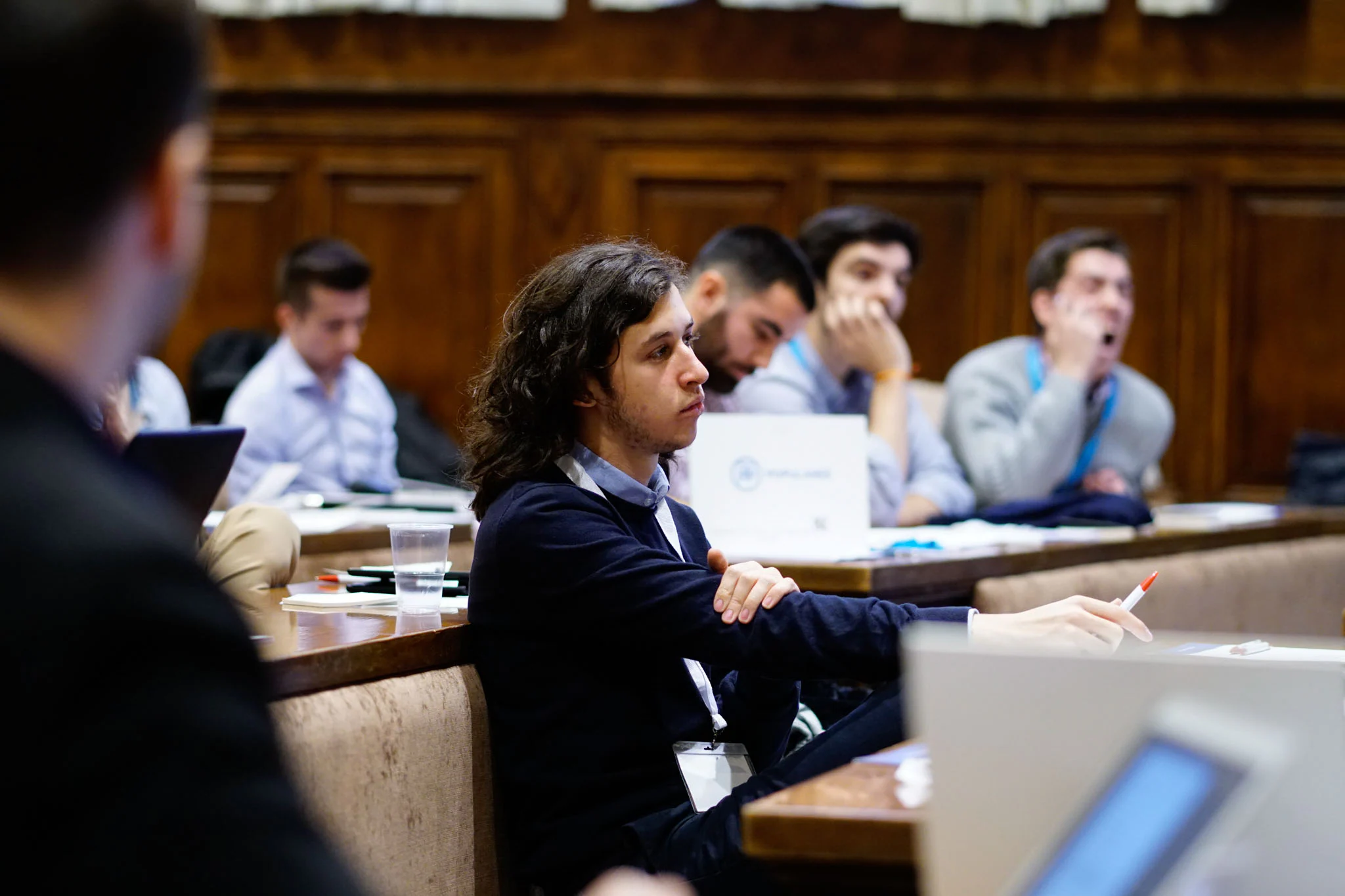 Fotos: Los alumnos de la USAL simulan un debate en el Congreso de los Diputados