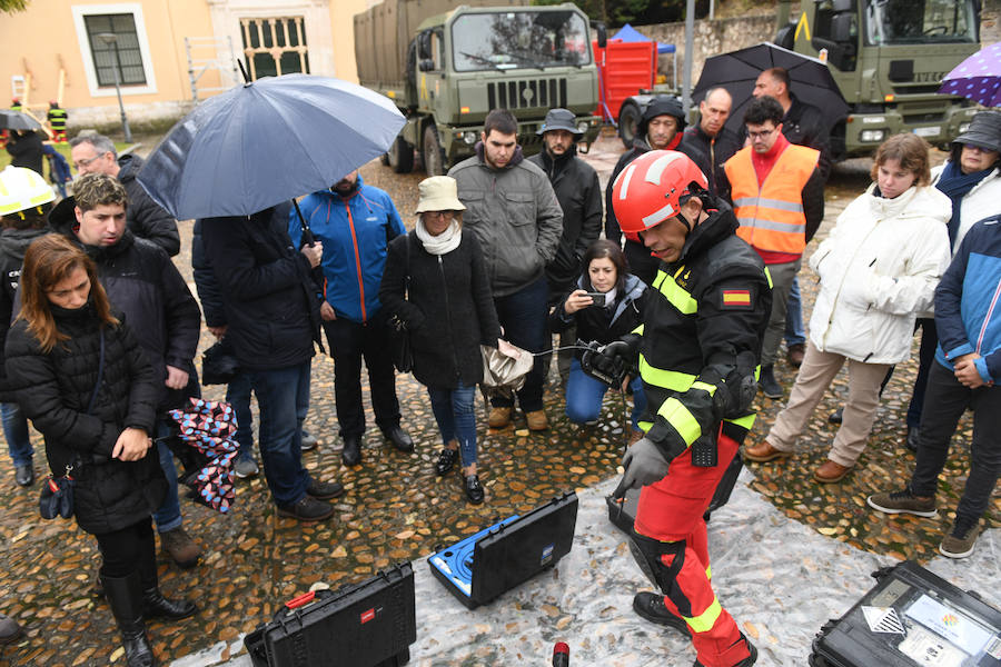 El simulacro se ha llevado a cabo en el Monasterio de Nuestra Señora de Prado