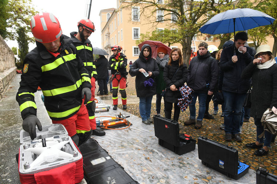 El simulacro se ha llevado a cabo en el Monasterio de Nuestra Señora de Prado