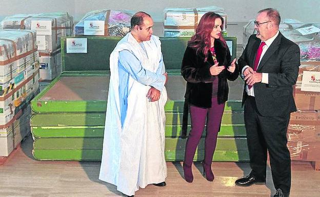 Mohamed Labat, Silvia Clemente y Fernando Rey. 