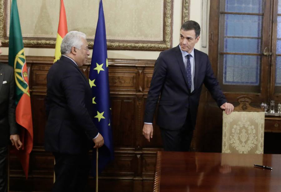 Fotos: Comparecencia de Pedro Sánchez y Antonio Costa tras la Cumbre Hispano-Lusa de Valladolid