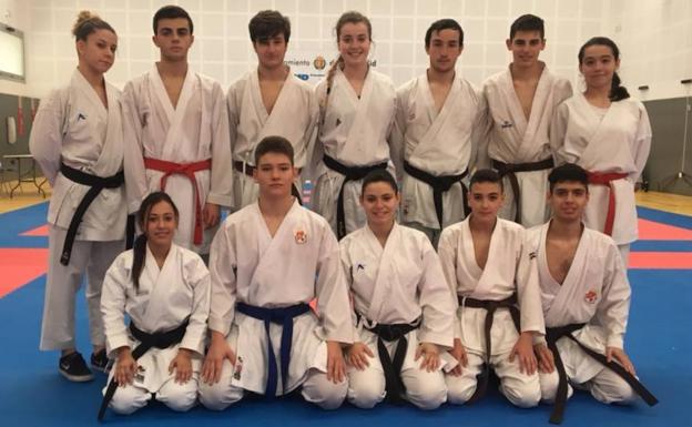 Doce karatekas del Budokan, en la selección de Castilla y León