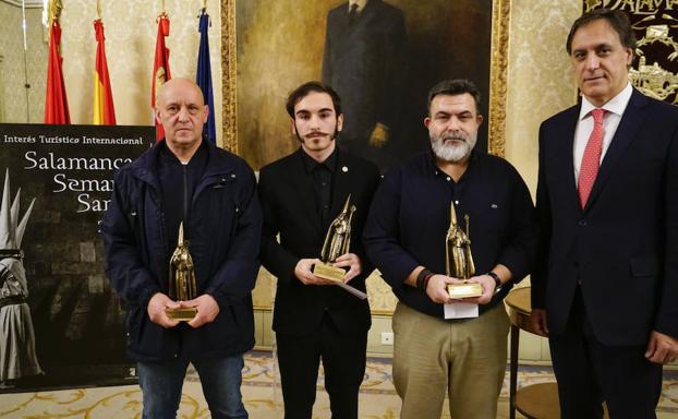 Manuel López Martín, Iván Marcos, Fernando Pérez y Carlos García Carbayo. 