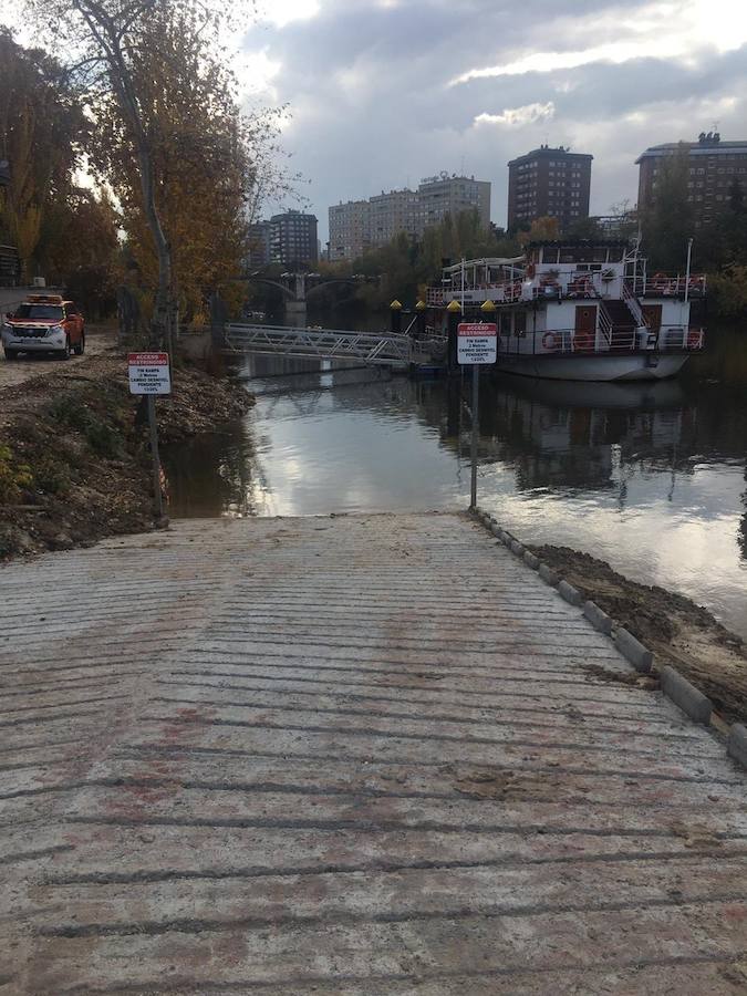 Fotos: Nuevas rampas de acceso al Pisuerga para emergencias