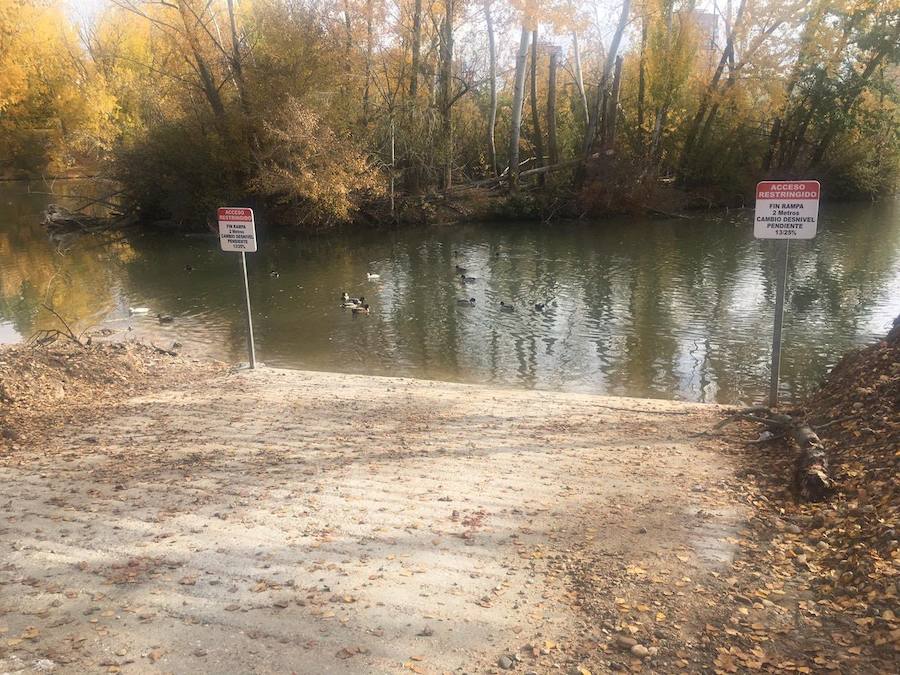 Fotos: Nuevas rampas de acceso al Pisuerga para emergencias