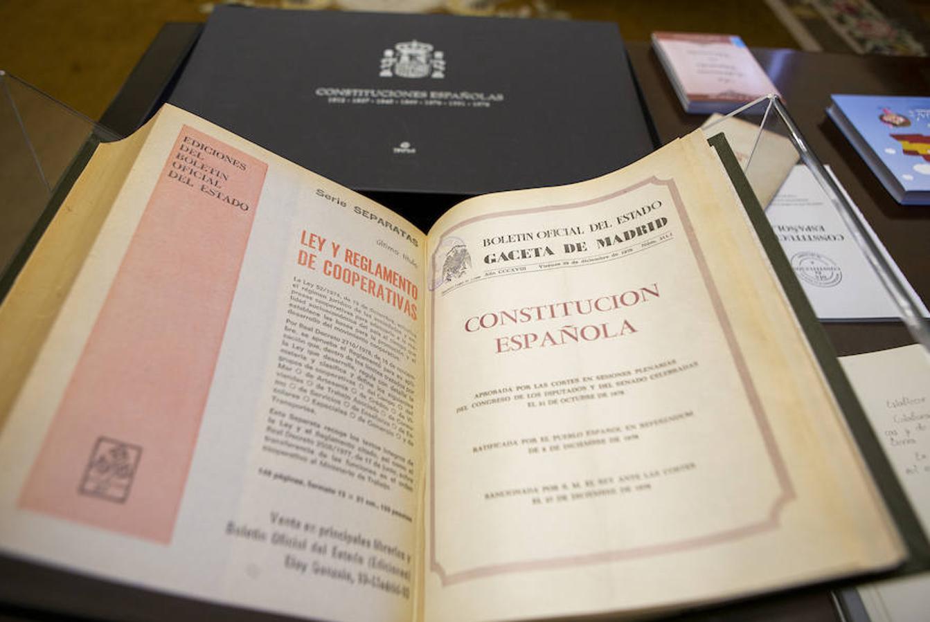 La aparición en el BOE de la Constitución española de 1978.