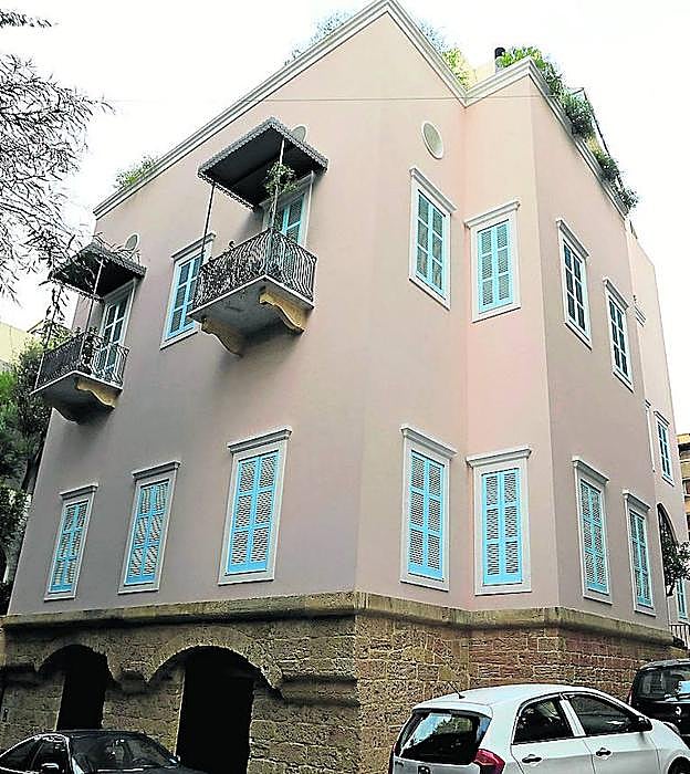 Casa que se cree que pertenece a Ghosn en Beirut.