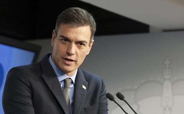 Pedro Sánchez, presidente del Gobierno. 