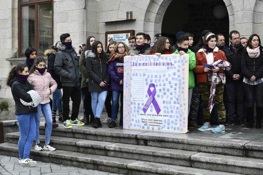 Fotos: Actos contra la violencia de género en El Espinar