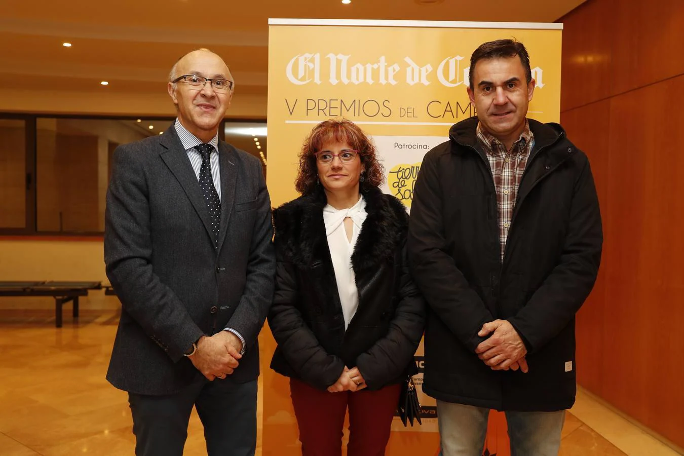 Rarmiro Ruiz Medrano, Marta Esteban y Fernando Esteban.