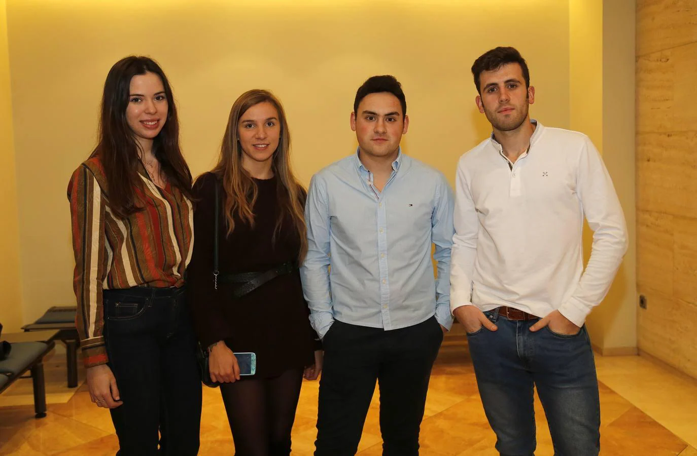 Beatriz Millaruelo, Sandra González, Alberto Chico y Carlos ce Coo.