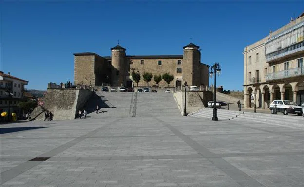 Imagen de la zona monumental de Béjar.