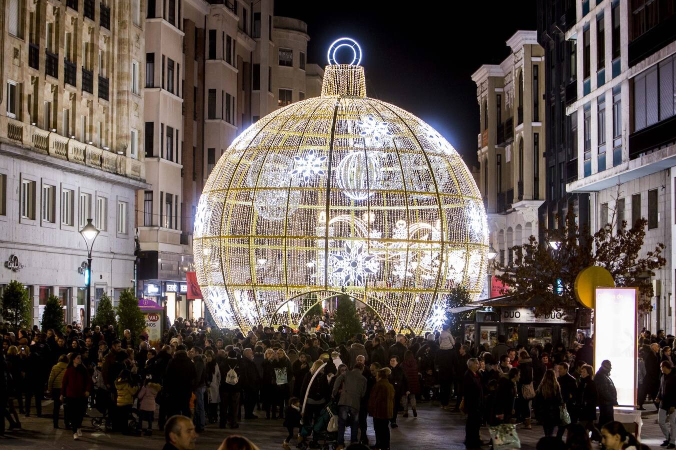Fotos: Encendido de las luces de Navidad en Valladolid
