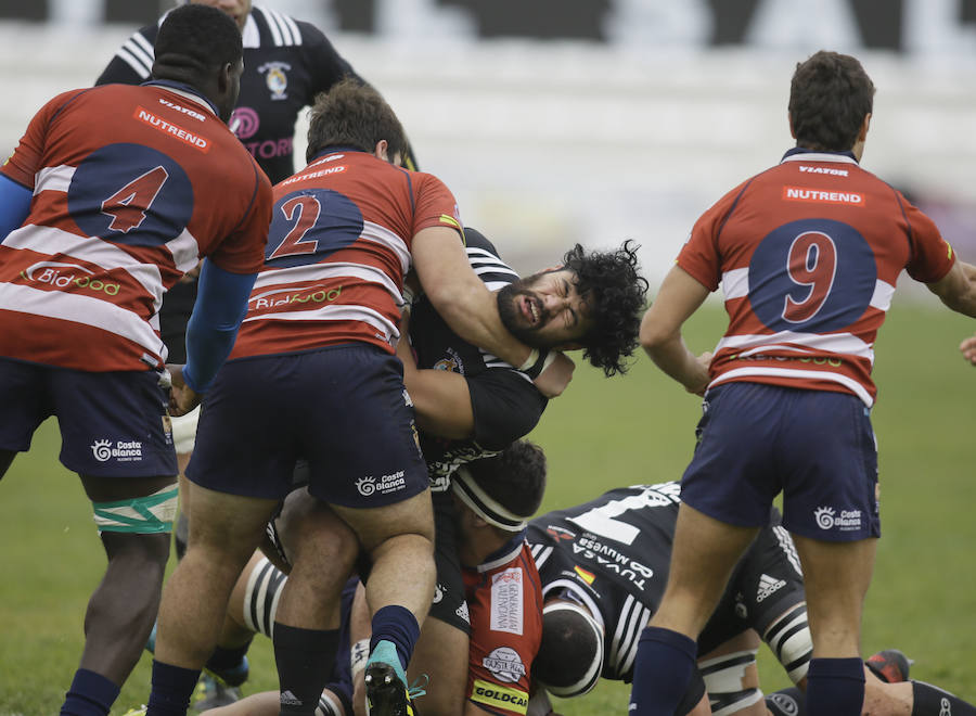 Partido correspondiente a la jornada 10 de la División de Honor de Rugby 2018/2019 disputado en San Román