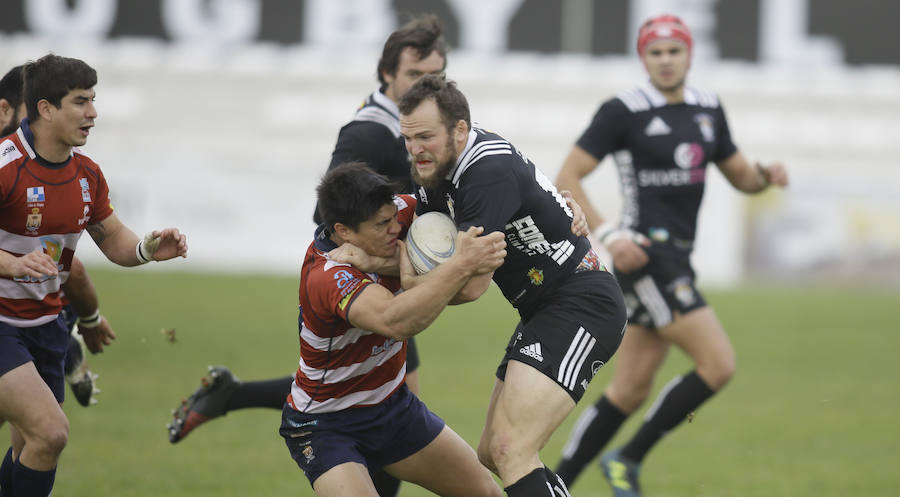 Partido correspondiente a la jornada 10 de la División de Honor de Rugby 2018/2019 disputado en San Román