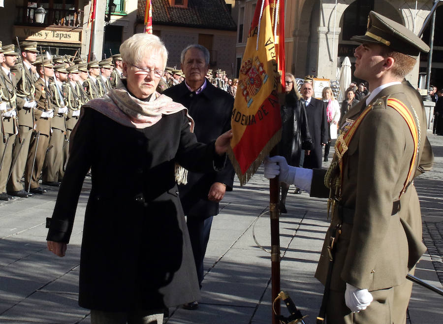 Fotos: Jura de Bandera en la Plaza Mayor de Segovia