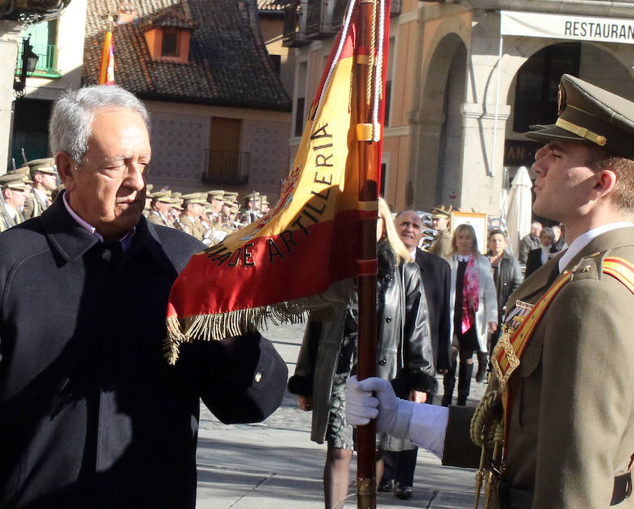 Fotos: Jura de Bandera en la Plaza Mayor de Segovia