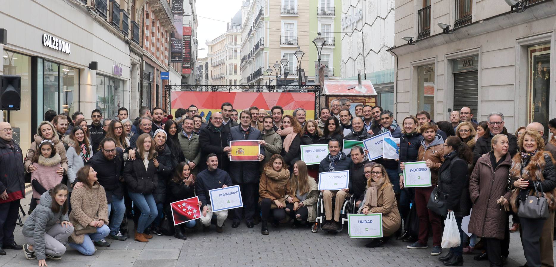 El presidente autonómico del PP y candidato a la Presidencia de la Junta, Alfonso Fernández Mañueco, aboga por un proyecto «de ilusión y futuro» para la ciudad