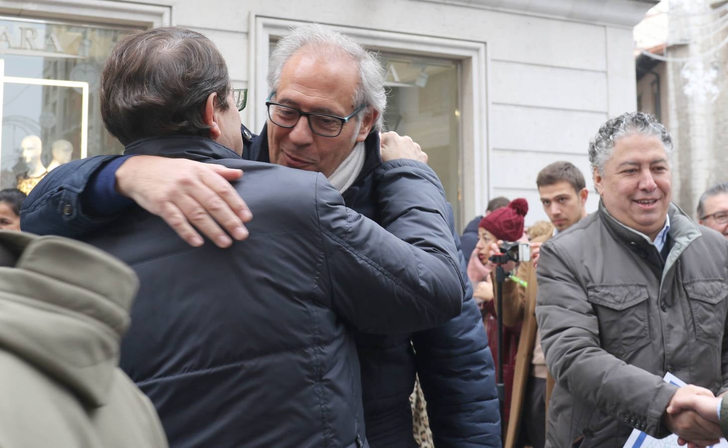 El presidente autonómico del PP y candidato a la Presidencia de la Junta, Alfonso Fernández Mañueco, aboga por un proyecto «de ilusión y futuro» para la ciudad
