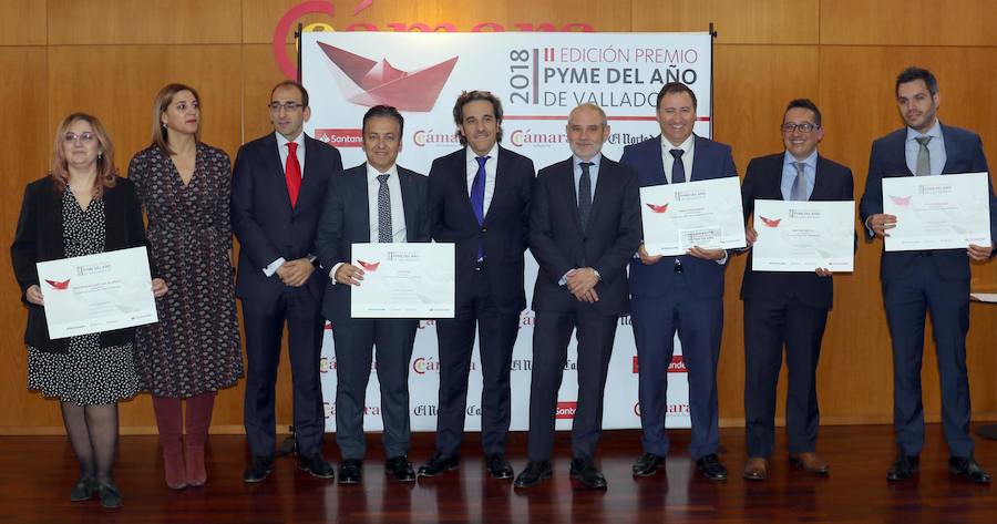 Fotos: Entrega de los premios Pyme del Año en la Cámara de Comercio de Valladolid