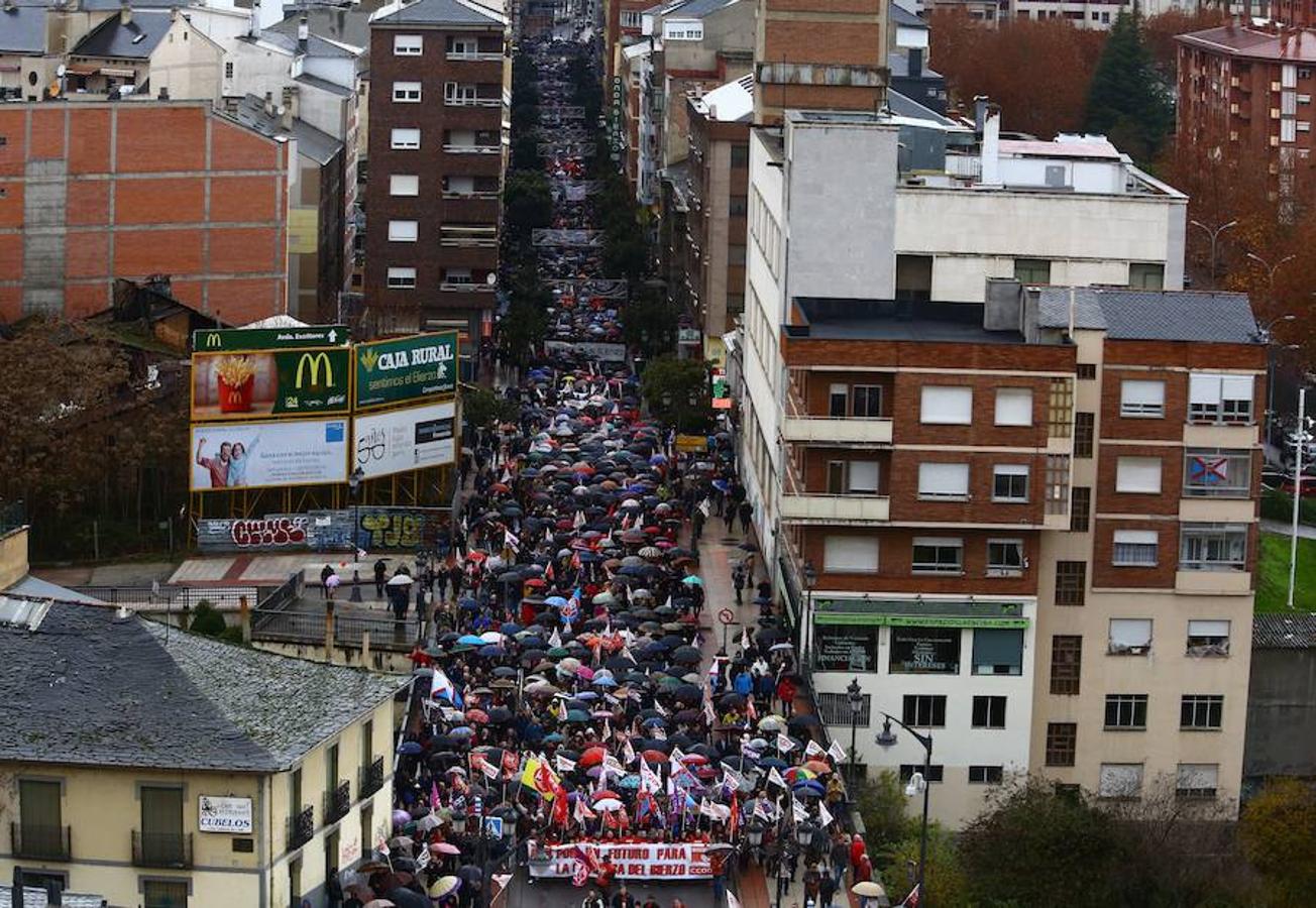 Fotos: Manifestación por el futuro de El Bierzo