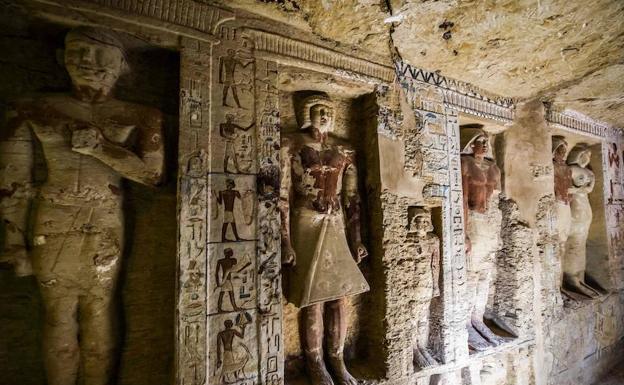 Tumba descubierta en Saqqara. 