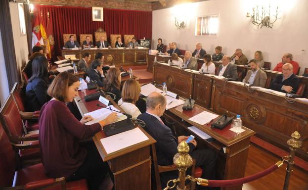 Pleno de la Diputación en uan sesión anterior.
