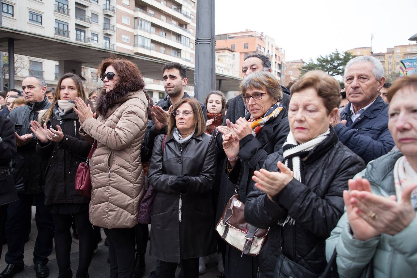 Concentración por la muerte de Laura Luelmo en Zamora.