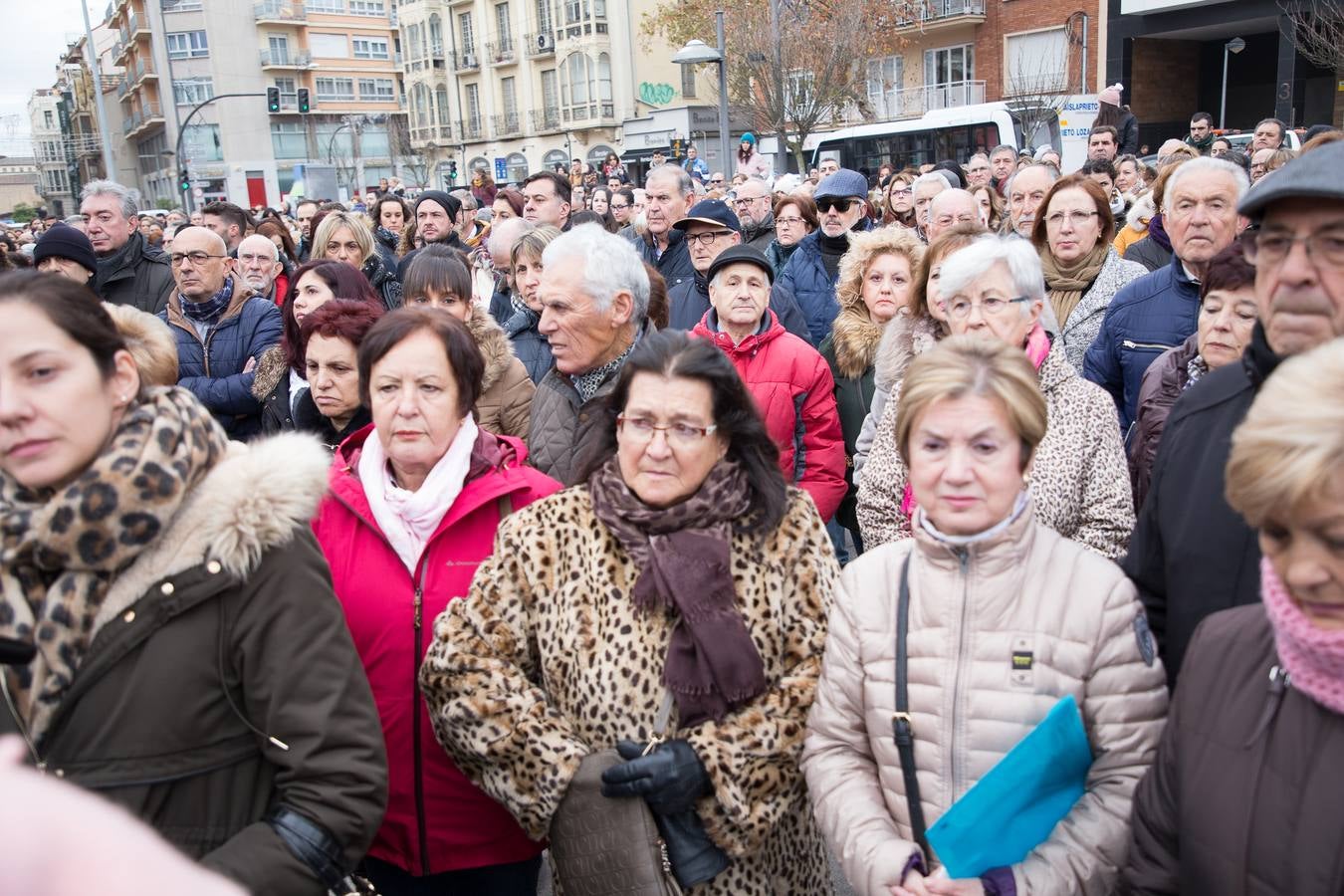 Concentración por la muerte de Laura Luelmo en Zamora.