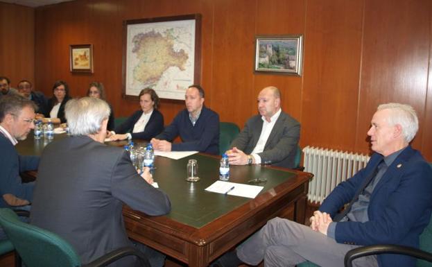 Un momento de la reunión en Palencia del Consejo Provincial Agrario. 