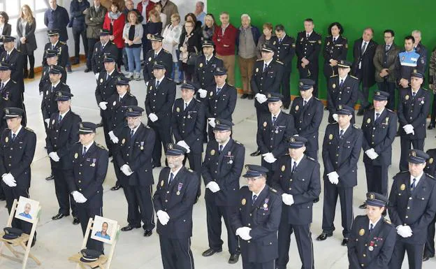 Fiesta del Santo Angel de las Guarda, patrón de la Policia local de Palencia. 